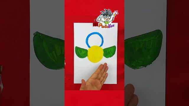 Рисуем красками простые рисунки птичка не Величко ￼