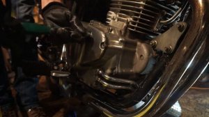 Honda CB400SS. Замена масла