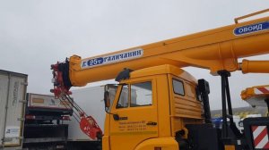 Краткое обзорное видео автокрана ГАЛИЧАНИН КС-55713-1В-4