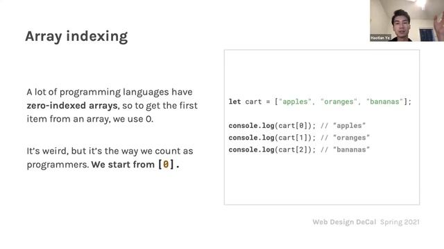 Week 11: Finding Inspiration & Building a Portfolio / Loops, Arrays, and Libraries