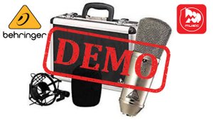 МИКРОФОН СТУДИЙНЫЙ BEHRINGER B-1 - демонстрация звучания