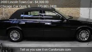 2000 Lincoln Town Car Signatue Series, Dealer Serviced - for