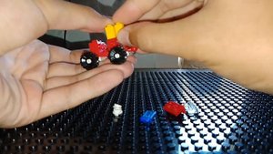 Инструкция как собрать маленькую пожарную машинку из LEGO