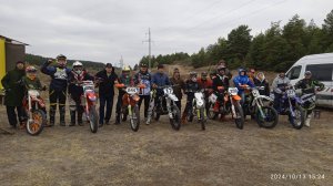 Нововоронежская федерация мотоспорта.Полубяновка,Нововоронеж,тренировка по мотокроссу, 13.10.2024