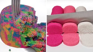 Залипательное видео • Кинетический песок АСМР • ASMR • Без музыки, без разговоров / Выпуск 22