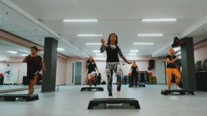 СТЕП АЭРОБИКА ЦЕЛАЯ ТРЕНИРОВКА / STEP AEROBICS