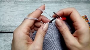 Снуд уголок из пуха норки.