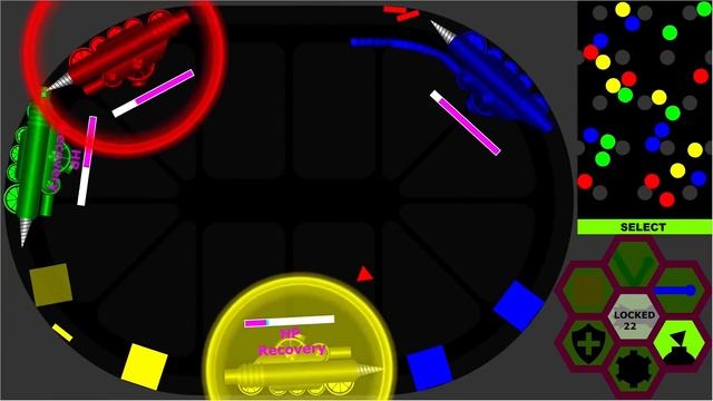 The Tank Battle - Marble Race in Algodoo смотреть онлайн