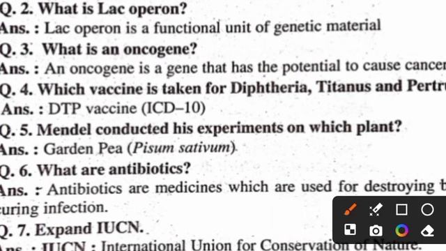 Class 12 Biology Important Subjective Question 2024 | Biology Important Question Class 12 Jac Board