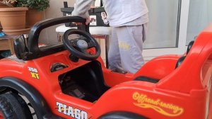 Мультики про машинки. Ремонтируем красный джип