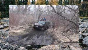 #140. Hummer H3 преодолевает болото и грязь