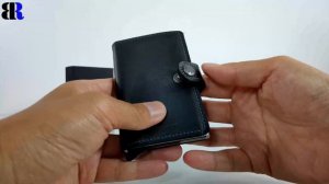 Secrid Miniwallet Unboxing | Original Black Leather | ULTIMATE AUTOMATIC WALLET | Credit Card Holde