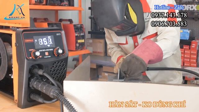 Máy hàn Mig 4 chức năng Kenmax 250mini | máy hàn giá chỉ 4tr500 tặng cuộn dây ko khí 5kg có test má