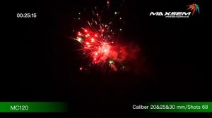 Комбинированный фейерверк на 68 залпов Party Time MC120 Maxsem/Максэм