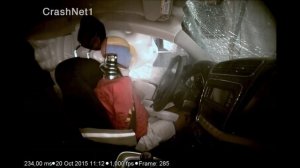 2016 Dodge Journey Crash Test (Side Pole Crash)