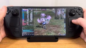 Lineage II Steam Deck OLED gameplay my settings