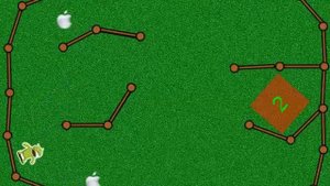 android Eating Apple