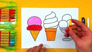 Как нарисовать МОРОЖЕНОЕ - уроки рисования от РыбаКит