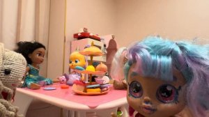 Куклы собрались на чаепитие. Мои куклы КИНДИ КИДС