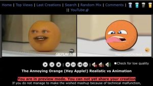 The Annoying Orange (Hey Apple!) Realistic vs Animation