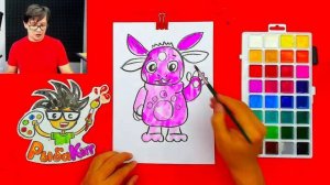 Соник и Майнкрафт ПРОСТЫЕ РИСУНКИ  РыбаКит папа рисует