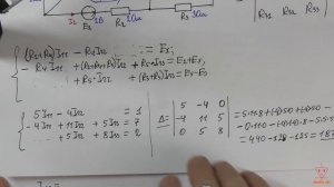 Урок 45. Определители. Часть 4. Расчет электрической схемы посредством определителей.