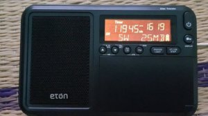 SWLING shortwave reception on Eton Elite Traveler radio @bongtechnature