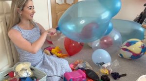 BLOWING UP 100 DIFFERENT SIZE, SHAPE AND THEMED BALLOONS IVE COLLECTED IN A YEAR 🌈🎈