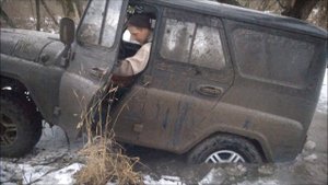 Уаз хантер на бездорожье 2015.