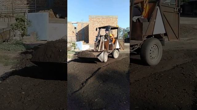 Самодельный мини погрузчик