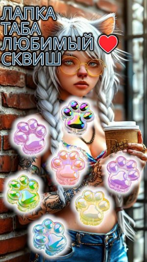 😺😻КОШАЧЬЯ ЛАПКА ТАБА 🐾🐈ЛУЧШИЙ АНТИСТРЕСС ЭТОГО ГОДА🌈🎁💕