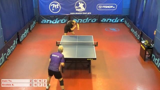 Настольный теннис матч 040518 11 Зуев Юрий Сироткин Андрей смотреть онлайн