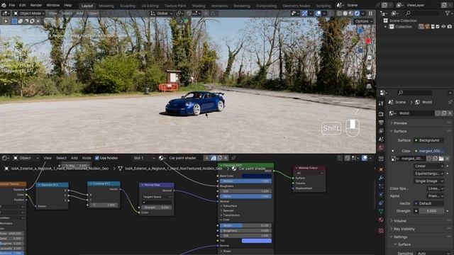 Blender Automotive CGI Backplate Tutorial