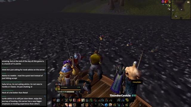 Turtle WoW Fish n' Chat with the Vrograg Fishslayer (Guild Base Chat) смотреть онлайн