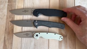 Xmas Unboxing - Sencut Crowley, Button Lock D2, Full Size Knife