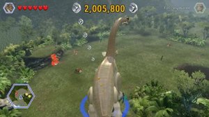 LEGO Jurassic World - Brachiosaurus Unlock Location + Gameplay (Skeleton & Custom Dinosaur Showcase