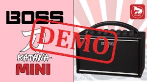 Гитарный комбоусилитель BOSS KATANA-MINI - демонстрация звучания