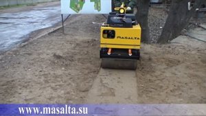 Вибрационный каток (с двумя барабанами)