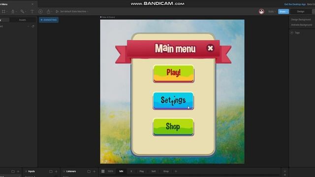 Game UI_UX Design - Main Menu