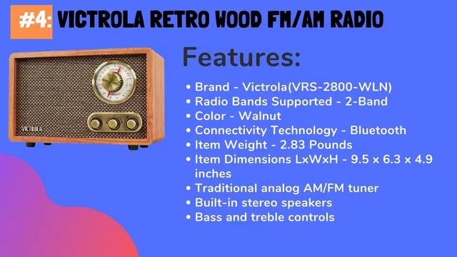 10 Best Tabletop Radios 2021: Beautiful Vintage Style Radios For Living Room, Kitchen, and Garage смотреть онлайн