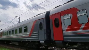 Электровоз ЭП2К-321 с Пассажирским поездом