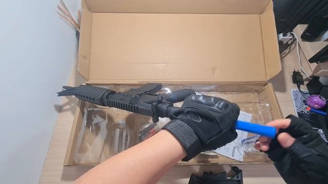 UnboxingToy Gun Jinming Water Gel Gun Gel Blaster WGG - JM 9 M4A1