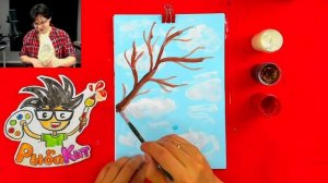 1 МАЯ рисуем красками - уроки рисования