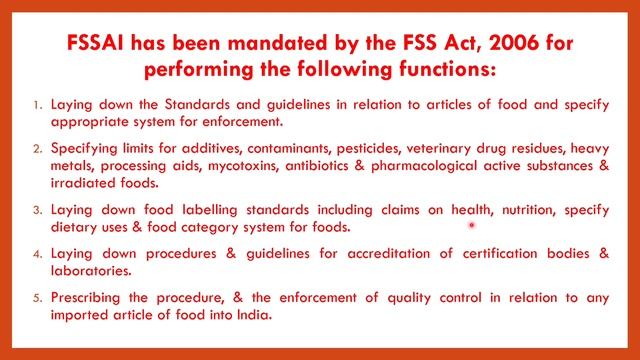 FSSAI : Genesis & Evolution || Functions & Initiatives of FSSAI || Fssai recruitment