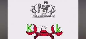 Find the letter Kk | The Singing Walrus