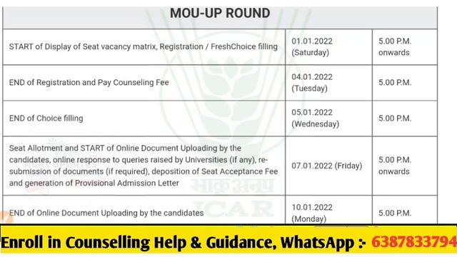 ICAR Counselling 2021 Start | ICAR Counselling Schedule | What To Do,Next After Rank Card| ICAR 202