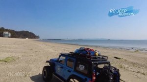 YK4082 PRO V2/ RC CAR 1:8 YIKONG/ Jeep Wrangler Rubicon Beach off road