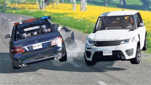 BeamNG Drive - Реалистичные автомобильные аварии и погони и ДТП. Бимка.