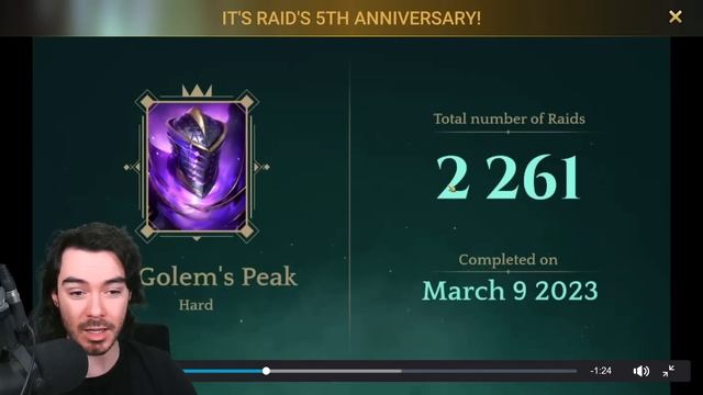 5th Anniversary - NUB'S RAID RECAP VIDEO!! | Raid: Shadow Legends