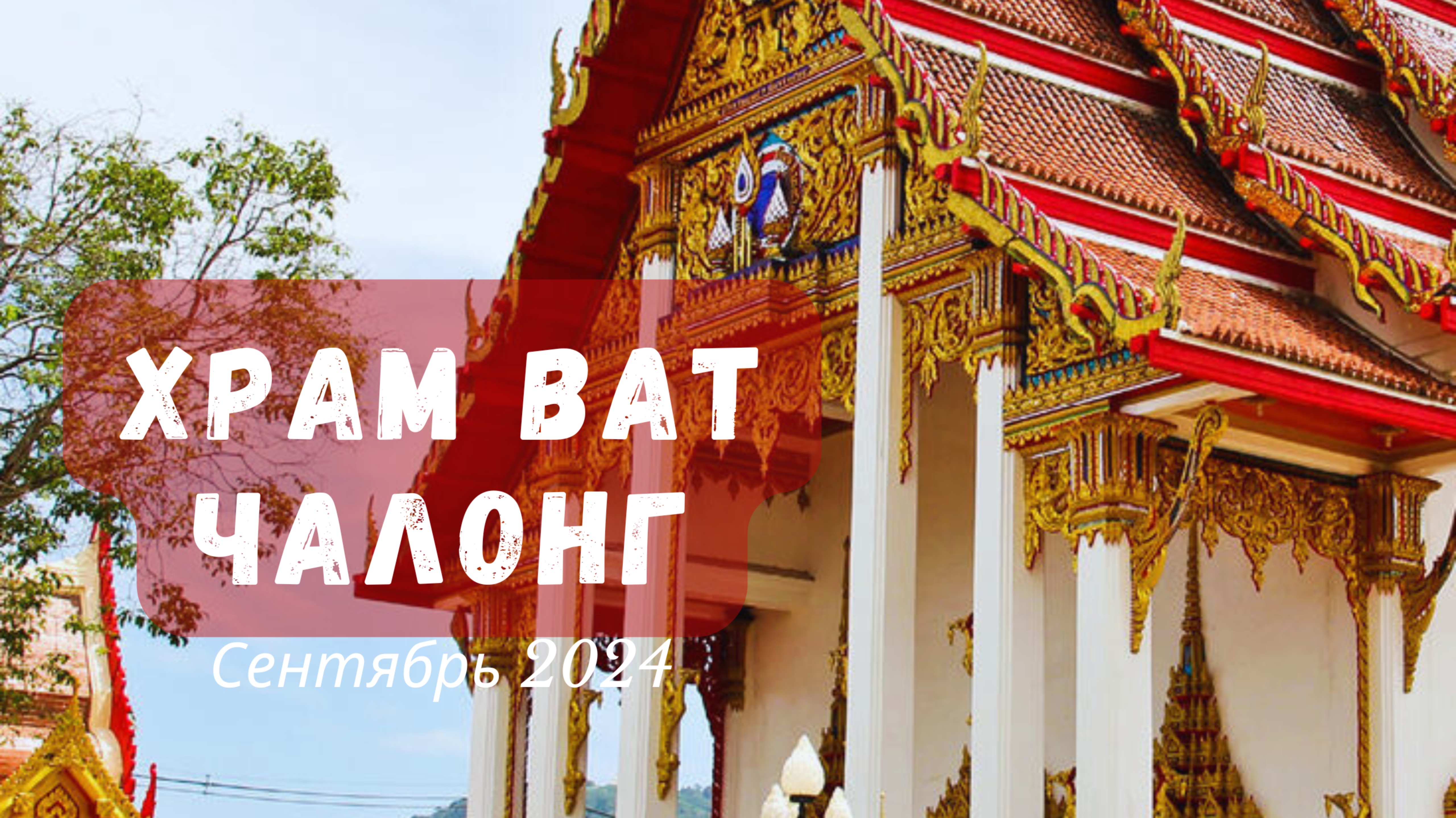 Пхукет Храм Ват Чалонг. Сентябрь 2024. Phuket vlog